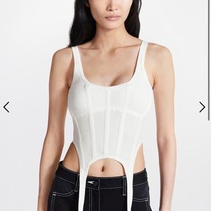Dion Lee Rib Combat Corset Tank Top